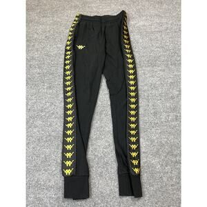 Y2K 90s Streetwear Hip Hop Urban Track Pants Joggers S Side Straps Active Casual